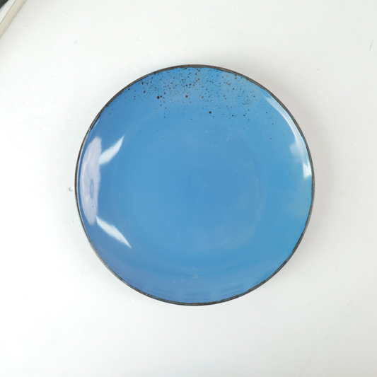 Speckled Glossy Dining Plate – Blue(Item No: TCGL05-BL)