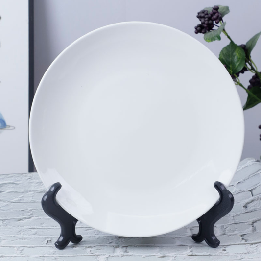 White Dinner Plate – Everyday Classic (Item No: YSHWH06)